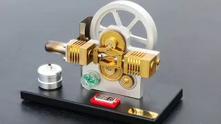 Hot Air Stirling Engine From Enginediy