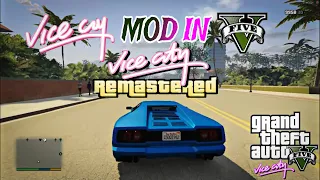 GTA Vice City Remastered In GTA 5 | Vice City Map Mode For GTA V | GTA VC Graphic Mod | Vice Cry
