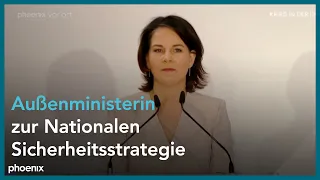 Rede Außenministerin Annalena Baerbock zur Nationalen Sicherheitsstrategie