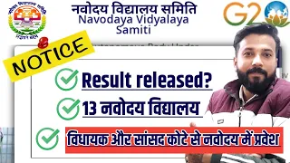 Result release date expected Mp/MLA कोटे से होते हैं नवोदय में | jnv result 2024 class 6