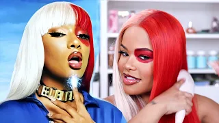 WATCH ME RECREATE | MEGAN THEE STALLION TODOROKI HAIR + MAKEUP | Arnellarmon