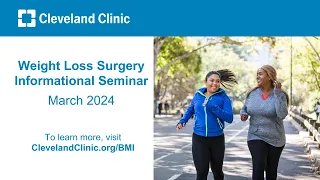 Weight Loss Surgery Informational Seminar | March 2024