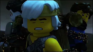 Most scenes with young Wu and/or Garmadon.