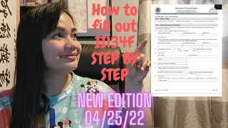 HOW TO FILL OUT I-134 FORM  STEP BY  STEP | NEW EDITION 04/25/22 | EXPIRES 10/31/22