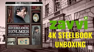 Sherlock Holmes A Game of Shadows Zavvi Exclusive 4K Ultra HD Steelbook Unboxing