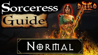 Diablo 2 Resurrected - Sorceress Full Beginners Guide for Normal Difficulty