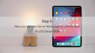 How to set up Mi LED Smart Bulb with Homekit?