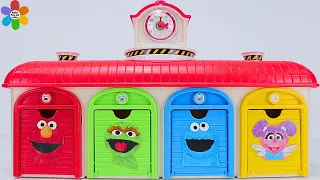 Best Sesame Street Educational Video for Toddlers | Learn Colors & Emergency Vehicles|Colorful Doors