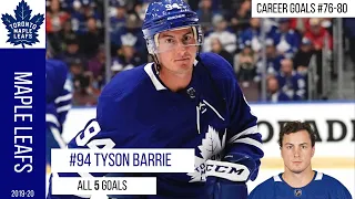 Tyson Barrie (#94) - ALL 5 Goals of the 2019-20 Season | Toronto Maple Leafs