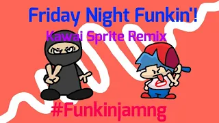 Friday Night Funkin' Animation Kawai Sprite Remix! #Funkinjamng