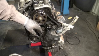 How to replace timing belt Toyota Camry 2.2 5S-FE engine
