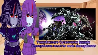 Transformers Cyberverse female Decepticons react to male decepticons