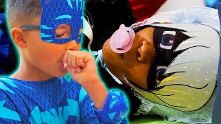 PJ Masks in Real Life 🍼 PJ Masks Babysitting Luna Girl?! 🍼 PJ Masks Official