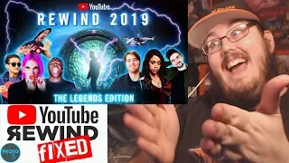 YouTube Rewind 2019 - The Legends Edition | #YouTubeRewind2019 (FIXED) REACTION!!!