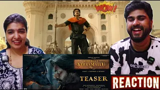 HariHaraVeeraMallu Part 1: Sword vs Spirit -Teaser|Pawan Kalyan|MM Keeravaani|AM Rathnam|REACTION 😍🔥