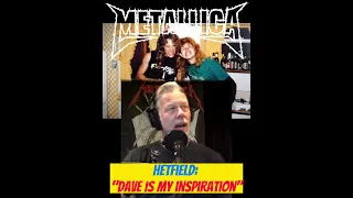 HETFIELD: "Dave is my inspiration" #metallica #davemustaine #hetfield #megadeth #72seasons
