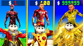 Franklin & Doraemon ShinChan⚡ControllingFlashWatch🔥AvengerIronMan InGTA5!😱#gta5 #shinchan #doraemon