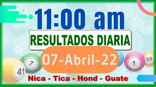 11 AM Sorteo Loto Diaria Nicaragua │ 07 Abril 2022