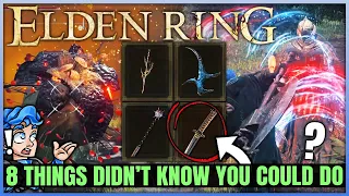 8 Secrets You Didn't Know About in Elden Ring - Secret Weapon Attack & Hidden Area - Tips & More!