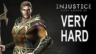 Injustice Gods Among Us - Aquaman Classic Battles (VERY HARD) NO MATCHES LOST