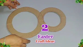 New 2 Easter Decoration idea with simple materials | DIY Easy Easter craft idea🐰35