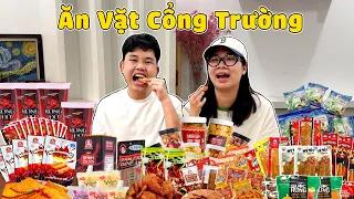 bqThanh Và Ốc Thử Thách 25 Giờ Ăn Hết Tất Cả Đồ Ăn Vặt Cổng Trường !!!