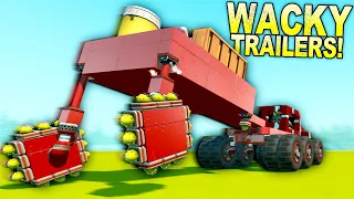 Surprising Friends with WACKY TRAILERS and Trying to Race With Them!