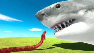 Baby Titanoboa vs Giant Aquatics - Animal Revolt Battle Simulator