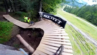 One day in Bikepark Chatel on black tracks