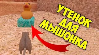 СИМУЛЯТОР маленькой МЫШИ Уточка для мышонка Ухаживаю за питомцем #7