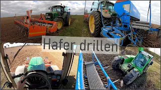 John Deere 6630 & Güttler Duplex & Lemken Saphir 7 | Merlo P32.6 Top | Hafer Drillen 2021