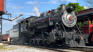 [4K] Strasburg Rail Road 90: Starting a Steam Train