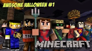 MINECRAFT EP14 AWESOME HALLOWEEN part1 - AWESOME CREW REALM (tagalog / pinoy / filipino)