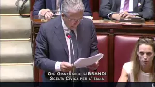 17 Giugno 2015 - Gianfranco Librandi - voto relazione Governo pensioni