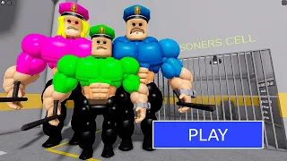 Muscle Family Barry's Prison Mode! Full Gameplay Obby Walkthrough Roblox