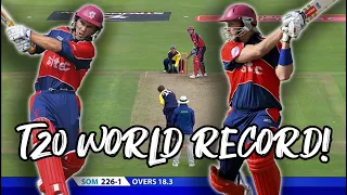 T20 WORLD RECORD 🔥 | 250/3 - Langer & White Insane Partnership | Somerset 2006 Highlights