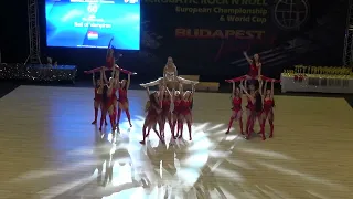 ROCK AND MAGIC SE, Hungary THE SZUPERGIRLS Ladies Formation World Cup