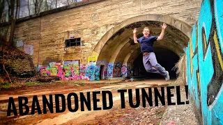Exploring the PA Abandoned turnpike tunnel.Creepy👽Urban exploration