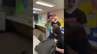 teacher and student fight😂 #shorts #fight #teacher #student #classroom #school #viral #funny