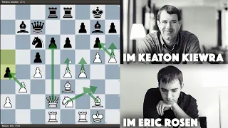 Playing for a win with the Nc3 Sicilian | IM Eric Rosen vs IM Keaton Kiewra