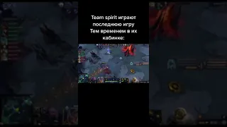 Рофлы TI10. Шоу матч. Team Spirit #Shorts #Dota2