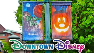 Downtown Disney - Halloween 2023 Walkthrough at the Disneyland Resort [4K POV]