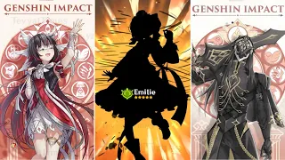 NEW UPDATE!! EMILIE KIT, COLUMBINA, CAPITANO, XBALANQUE & NATLAN CHARACTERS INFO - Genshin Impact