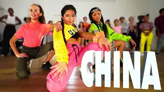 CHINA - Anuel AA, Daddy Yankee, Karol G, Ozuna & J Balvin | Kids Street Dance |Sabrina Lonis Choreo