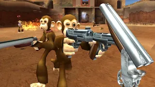 TimeSplitters 2 - Arcade Custom - Random match against Bots | Gameplay