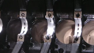 УазТех: Сборка двигателя om616, ЧАСТЬ 3 - Коленвал и поршни