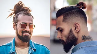 Top 10 Best Man Bun Hairstyles 2023 | The Man Bun Trend of 2023 | Long Hairstyles For Men 2023