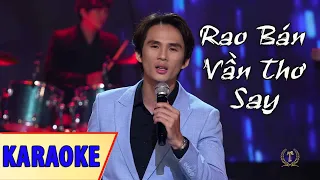 [KARAOKE] Rao Bán Vần Thơ Say - Trường Tam | Full Beat