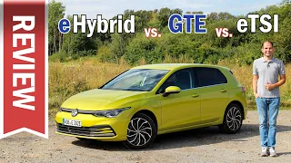 VW Golf 8 eHybrid im Test & Vergleich mit Golf GTE & eTSI: Unterschiede der neuen Golf Hybride!