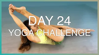 One Hour Beginner Ashtanga Practice — Second Half of Primary Series — Day 24 Ashtanga Yoga Challenge